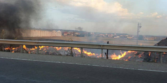 Muchos efectivos para sofocar el incendio en Talavera