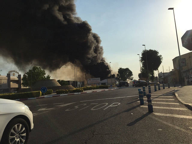 Peligroso incendio a las afueras de Talavera de la Reina (VIDEO)