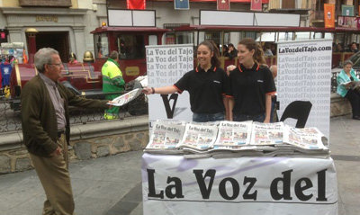 La Voz del Tajo reparte 10.000 ejemplares gratuitos en Toledo