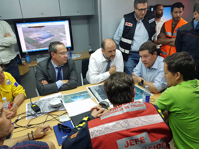Page sigue pendiente del incendio de Seseña