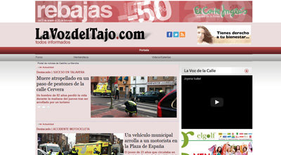  El portal digital de La Voz del Tajo supera 1.000.000 de páginas vistas sólo en febrero