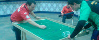Exhibición de Subbuteo en el Centro Social Polivalente de Pepino
