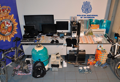 Cuatro detenidos en Talavera por diversos robos con violencia, tráfico de drogas y tenencia ilícita de armas
