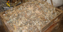 La Guardia Civil interviene nueve toneladas de cobre y 2.300 aspersores de riego procedentes de hechos delictivos