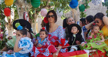 Todo preparado para el desfile de carrozas de San Isidro