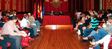 El Ayuntamiento acoge a juristas de un congreso que debate en Toledo sobre el derecho y los servicios sanitarios 