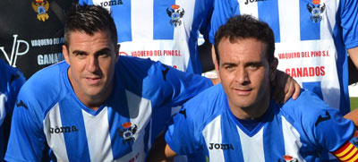 Mena y Pedro Díaz volverán a formar con el Talavera. (Foto: C.Granda)