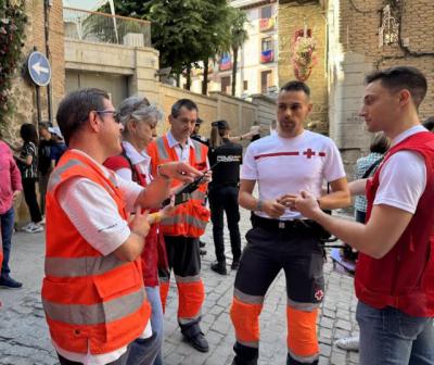 Cruz Roja despliega un dispositivo sanitario para el Corpus Christi