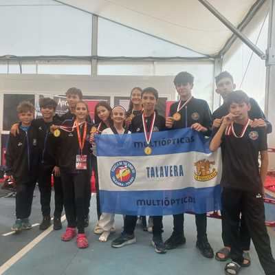 Gran actuación del Club Taekwondo Talavera en el Campeonato de Promociones de Madrid