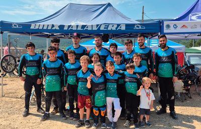 Dos oros, una plata y cuatro bronces para el BMX Talavera en la Copa de España