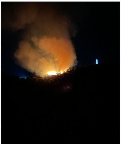 Un incendio moviliza a 13 efectivos durante la madrugada de este domingo en Segurilla