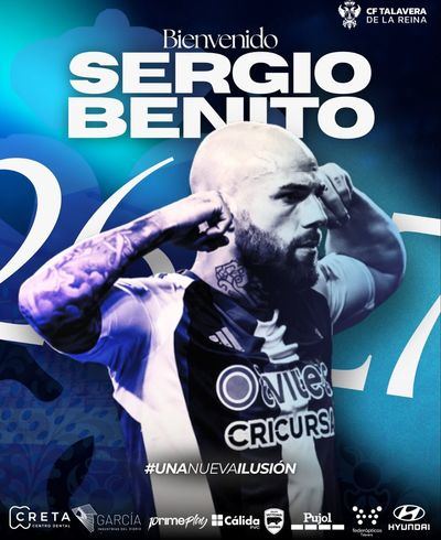Sergio Benito refuerza el ataque del CF Talavera con experiencia en Primera RFEF