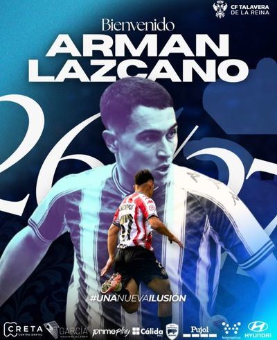 Arman Lazcano, nuevo refuerzo para la defensa del CF Talavera