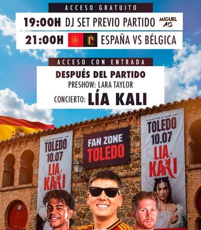 El partido de España obliga a modificar el horario del concierto de Lia Kali