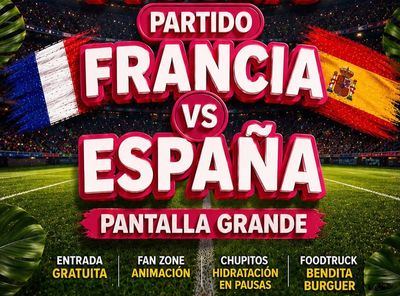 Vive el España-Francia en La Caprichosa y sueña con la final del Mundial