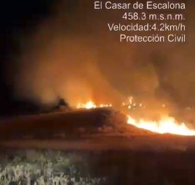 Un incendio moviliza a varios medios de extinción en El Casar de Escalona