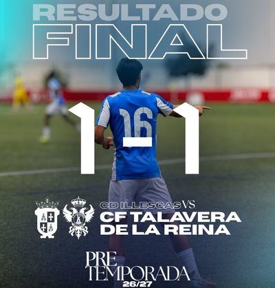 El CF Talavera firma tablas en el marcador en su amistoso contra el Illescas
