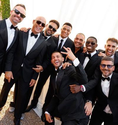 Un puenteño con Mbappé y las estrellas del PSG: Edu Benito, entre los rostros VIP de la boda de Lucas Hernández