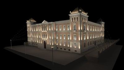 El Palacio Provincial estrenará este viernes su nueva iluminación artística