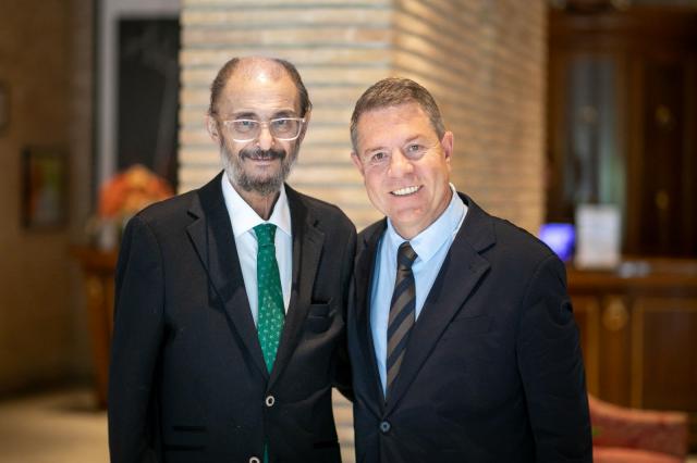 Emiliano García-Page y Javier Lamban