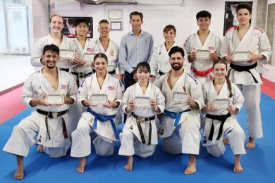 Sandra Sánchez y Jesús del Moral imparten un Training Camp a karatekas de EEUU y Canadá