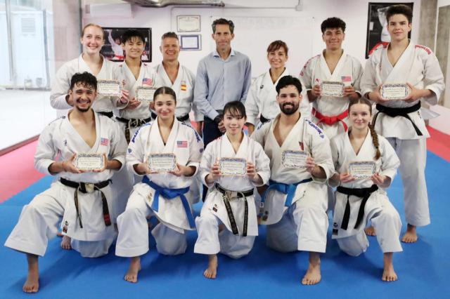 Sandra Sánchez y Jesús del Moral imparten un Training Camp a karatekas de EEUU y Canadá