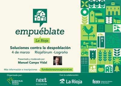 La Rioja acogerá "Empuéblate: soluciones contra la despoblación"