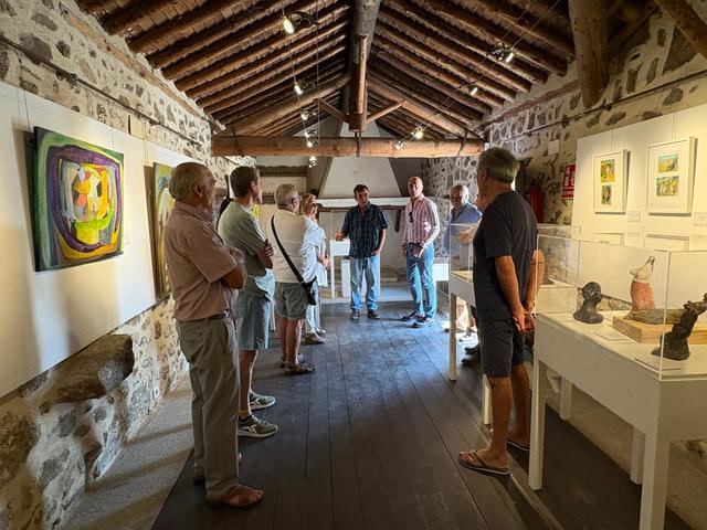 La Diputación de Toledo inaugura en Santa María de Melque la exposición “Esbozo de un recuerdo”, que refleja el universo creativo de Jorge Lencero