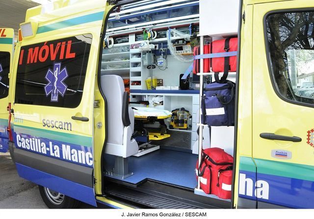 Cuatro personas resultan heridas tras una salida de vía