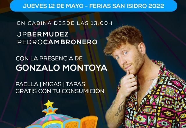 Gonzalo Montoya inaugura el primer día de la caseta de La Voz del Tajo