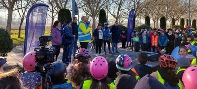 Unos 500 escolares de Talavera y comarca "juegan en las calles de la ciudad"