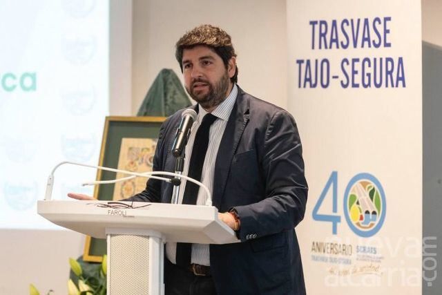 López Miras quiere blindar el Trasvase Tajo-Segura