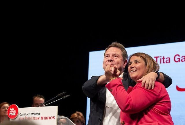 Emiliano García-Page y Tita García Élez