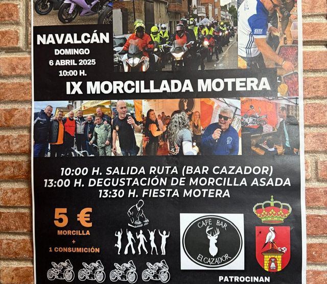 Navalcán se prepara para la IX Morcillada Motera