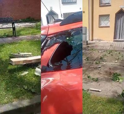 (Vídeo) Un pequeño tornado causa daños en un pueblo de Toledo: 'Madre mía, qué es esto'