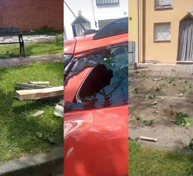 (Vídeo) Un pequeño tornado causa daños en un pueblo de Toledo: 'Madre mía, qué es esto'