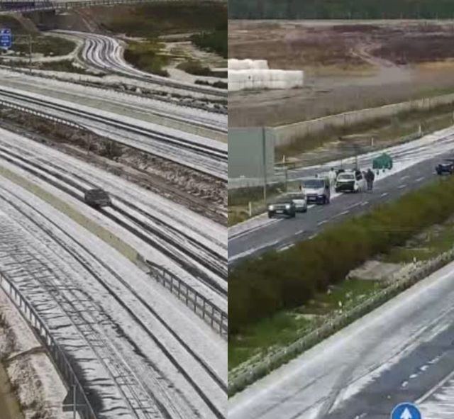 Granizada en la provincia de Albacete 