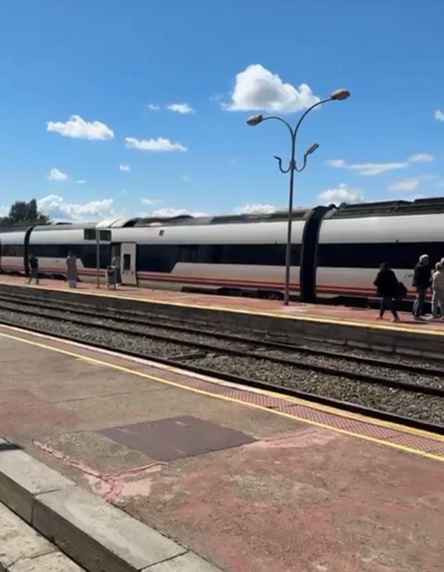 El tren Madrid-Extremadura se queda tirado en Talavera de la Reina