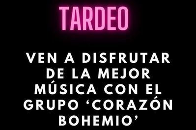 No te pierdas la actuación de ‘Corazón Bohemio’ en la Caseta de Hosteleros