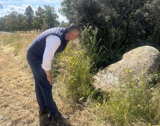 La Junta pide datos al Ayuntamiento del menhir de Gamonal y trabaja con Seprona para sancionar a responsables de daños
