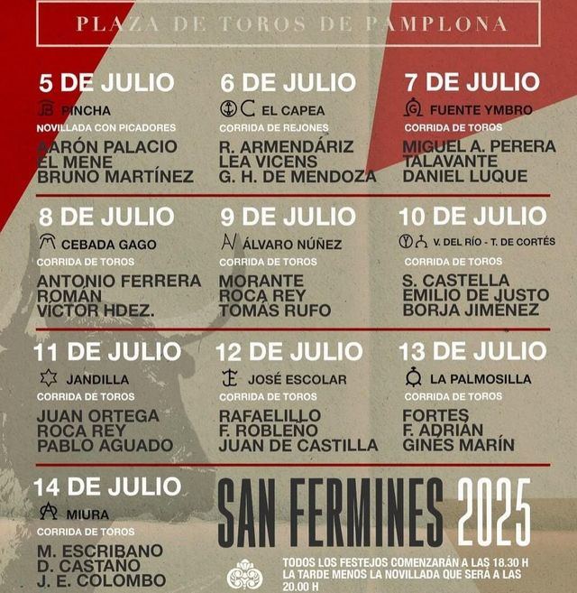 Tomás Rufo compartirá cartel con Roca Rey y Morante en una de las tardes estrella de San Fermín