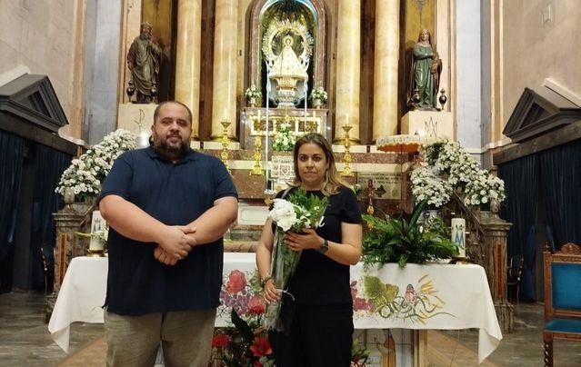 CSIF rinde homenaje a la Virgen del Prado con una emotiva ofrenda floral