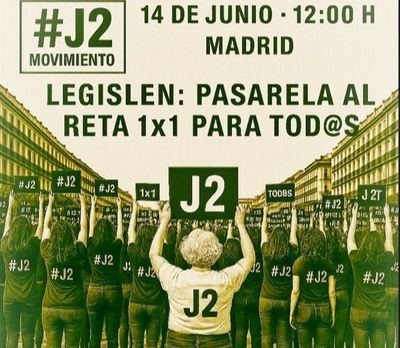 El Movimiento #J2 mantiene la presión semana tras semana para exigir una Pasarela justa al RETA