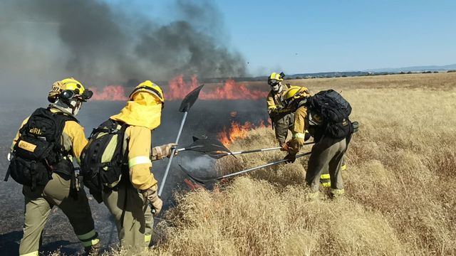 Incendio forestal en Talavera de la Reina / Imagen de archivo 