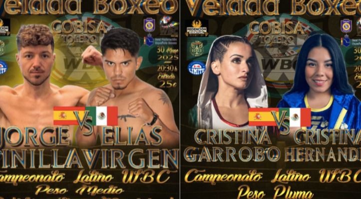 Jorge Pinilla y Cristina Garrobo conquistan el Campronato WBC Latino en Cobisa (Toledo)