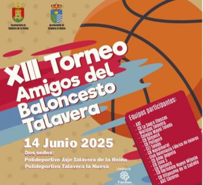 El Club Amigos Baloncesto Talavera celebra su XIII Torneo a beneficio de Cáritas