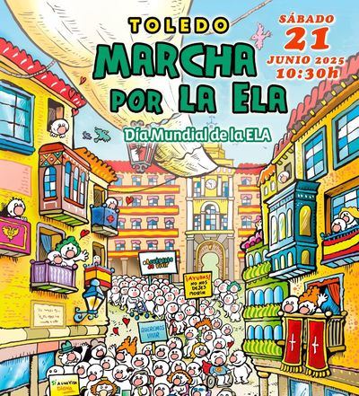 Toledo acoge la Marcha por la ELA con el objetivo de sensibilizar sobre la realidad de esta enfermedad