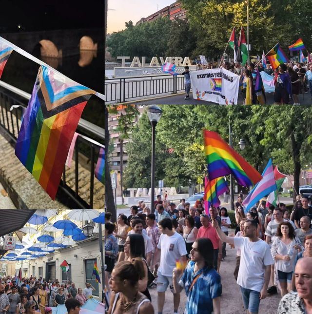 (Fotos) Talavera sale a las calle con Orgullo LGTBIQ+ a pesar de las amenazas