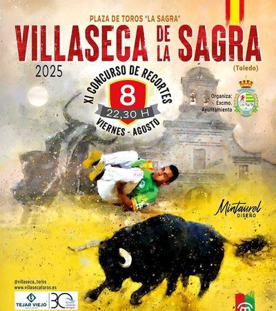 Villaseca de la Sagra acogerá el 8 de agosto un gran Concurso de Recortes con toros de Cebada Gago