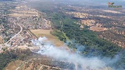 Alerta en El Casar de Escalona: el fuego obliga a desalojar a 10 personas